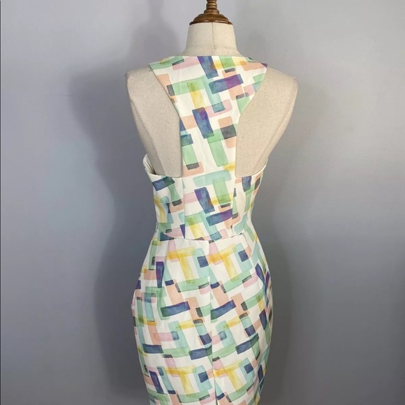 Zara Basic Womens Size M Checked Fit And Flare Knee length - Picture 4 of 5